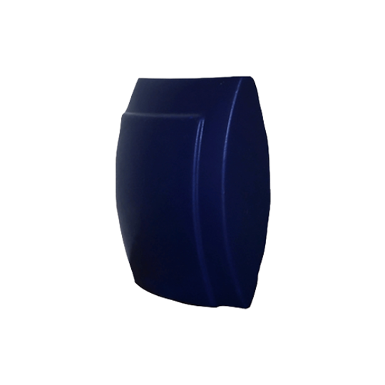Platte Blauwe Vaas 1