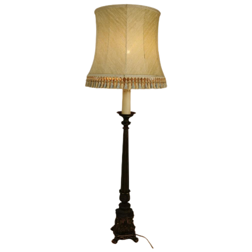 Vintage Vloerlamp Staande Lamp, Messing Schemerlamp