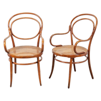 2 Art Nouveau Deco Stoel Jacob & Josef Kohn Wien Thonet 20E