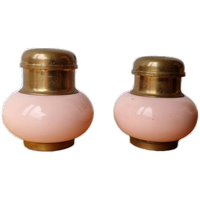 Vintage Messing Peper En Zout Set