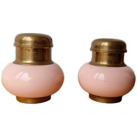 Vintage Messing Peper En Zout Set 1