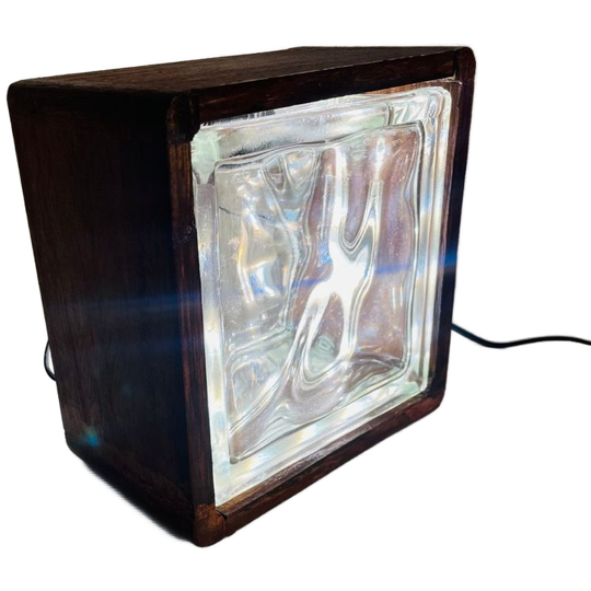 Glasblok Lamp 1