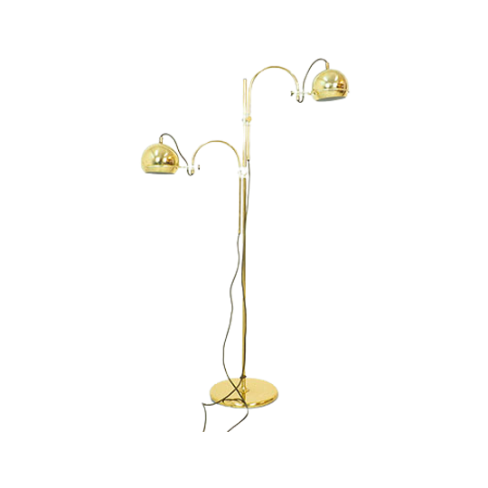 Gepo Messing Vloerlamp Jaren 60 1