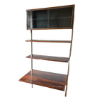 Pastoe Wandsysteem Met Bureau In Palissander 1960S thumbnail 1