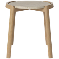Bolia Mix Bijzettafel Ø46 Travertine