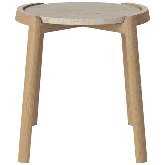 Bolia Mix Bijzettafel Ø46 Travertine 1