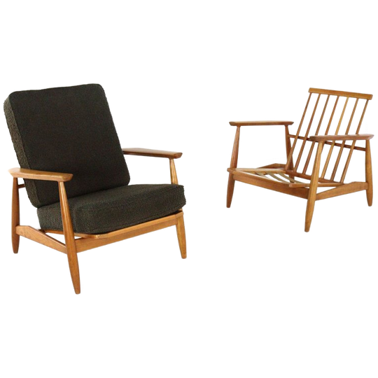 Scandinavische Fauteuil In De Stijl Van Dux 'vejvad' Vintage | 2 Stuks Op Voorraad 1