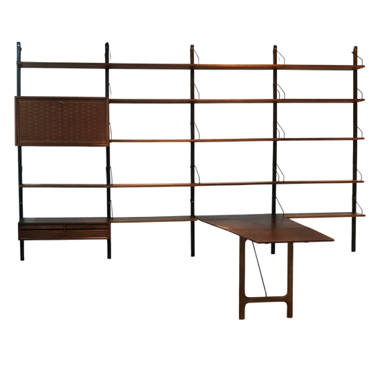 Cadovius Teak Wandmeubel Met Tafel 1