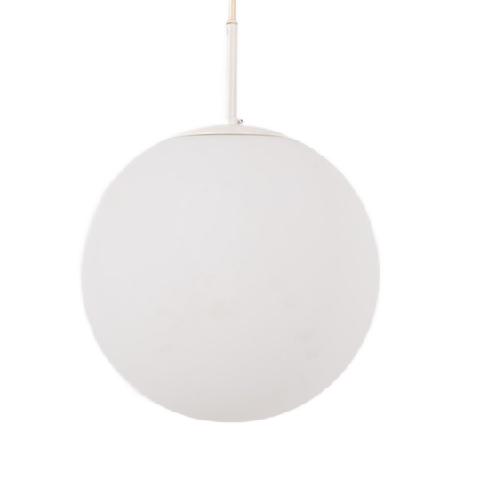 Large Opaline Glass Raak Amsterdam Globe Pendant 1