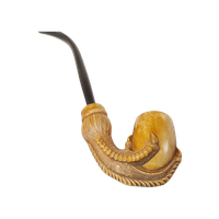 Antieke Kleipijp Met Vogelklauw