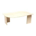 Italiaans Design Vintage Travertine Salontafel Gemaakt In De Jaren '70 thumbnail 1