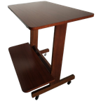 Vintage Houten Plantentafel Trolley Op Wieltjes (Twee Laags) thumbnail 1