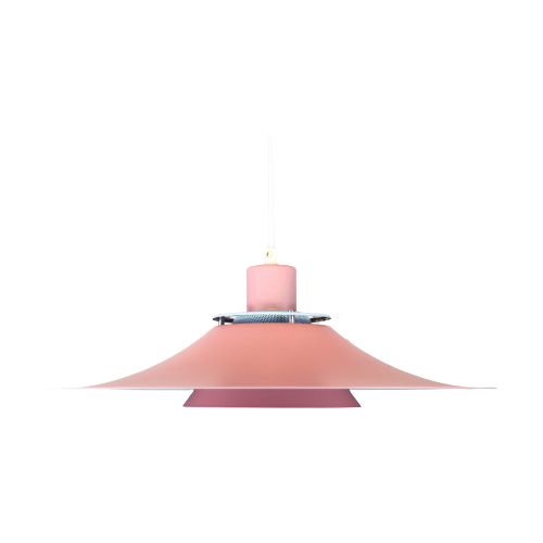 Geweldige Roze En Lichtblauwe Deense Plafondlamp *** Deens Design *** Design Light A/S *** Model