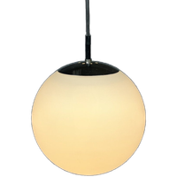 Vintage Raak Hanglamp / Bollamp, B1153 "ochtendnevel"