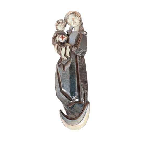 Vintage Keramiek Maria Met Kind 1
