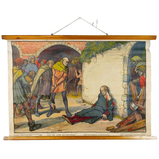 Schoolplaat - Dood Van Jacob Van Artevelde 1