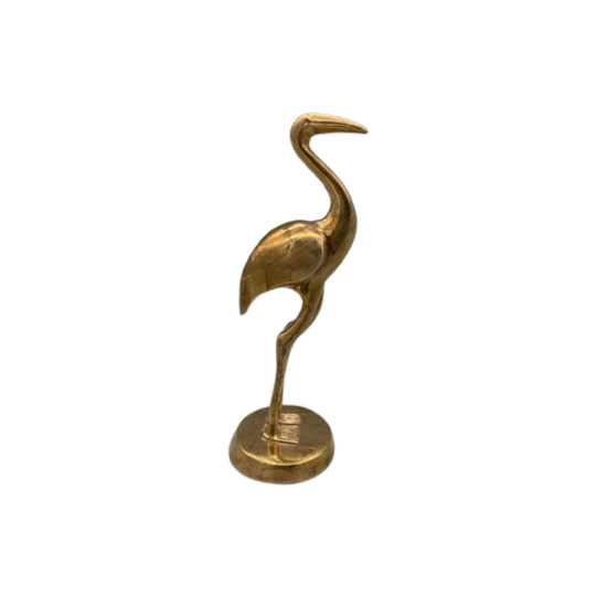 Messing Flamingo Op Voet 1