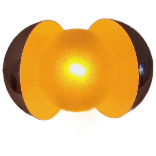 Set Van 2 Diaframma Wandlampen Van Fontana Arte 1960 1