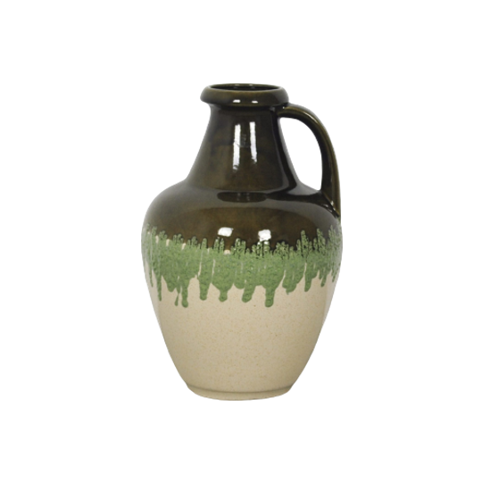 Groen & Beige West Germany Vloervaas Bay 1