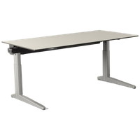 Ahrend Essa Elektrisch Bureau, Zandmelee Blad, 160X80 Cm, Hoogte Instelbaar Onderstel, (Let Op, D