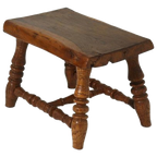 Alpine Chic Rustic Plant Or Side Table 1950S thumbnail 1