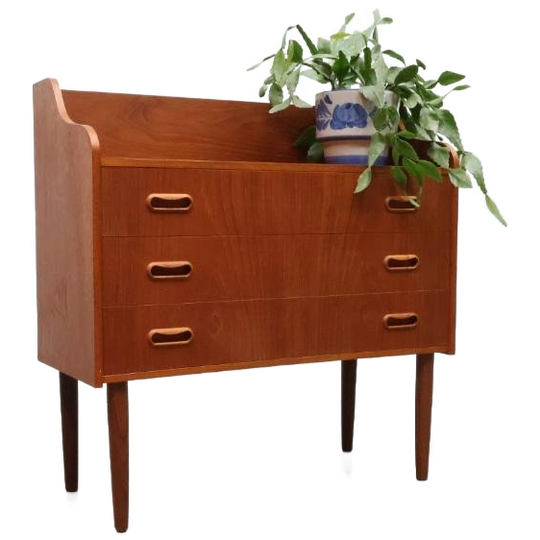 Vintage Ladekast | 3 Lades | Deens | Teak 1