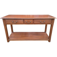 Klassiek Eiken Sidetable, Wandtafel, Console, Ladekast