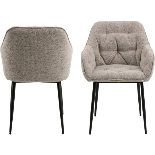 Harstad Eetkamerstoel - Set Van 2 - Beige 1