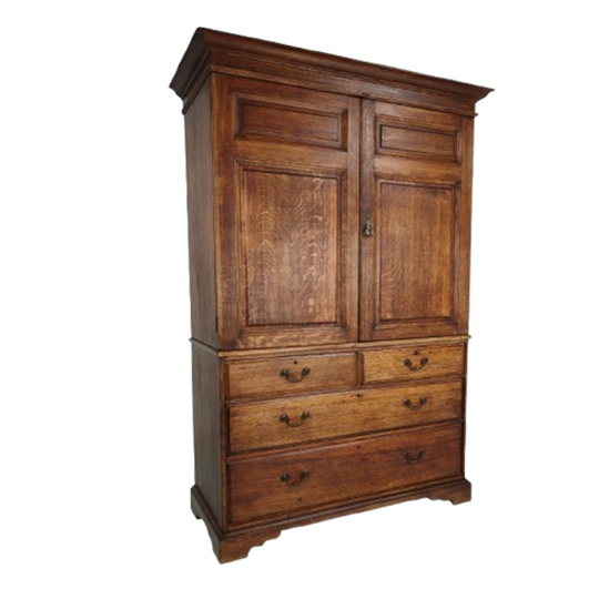 “antieke Howard & Son’s Berners Street Linnenkast – Licht Eiken, 19e Eeuw” 1