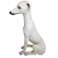 Grote Keramieken Vintage Windhond 80 Cm