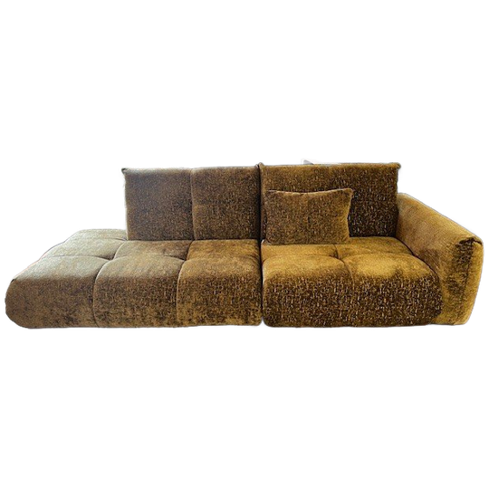 4x6 sofa – X1 Modulaire Bank In Bronze Velours (kleur #14) 1