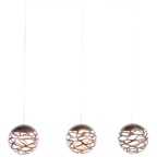 3 X Studio Italia Kelly Cluster Sphere Hanglamp Brons Lodes thumbnail 1