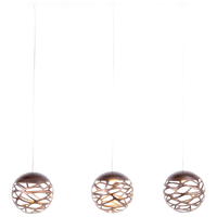 3 X Studio Italia Kelly Cluster Sphere Hanglamp Brons Lodes