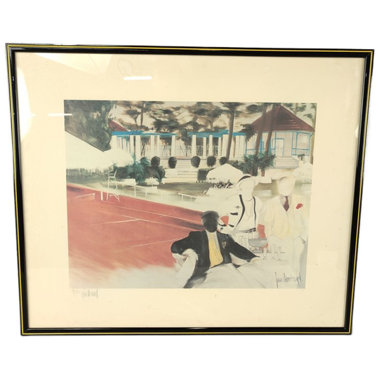 Dominique Guillemard - Litho - Tennis 1