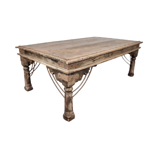 Grote Antieke Indische Tafel 1
