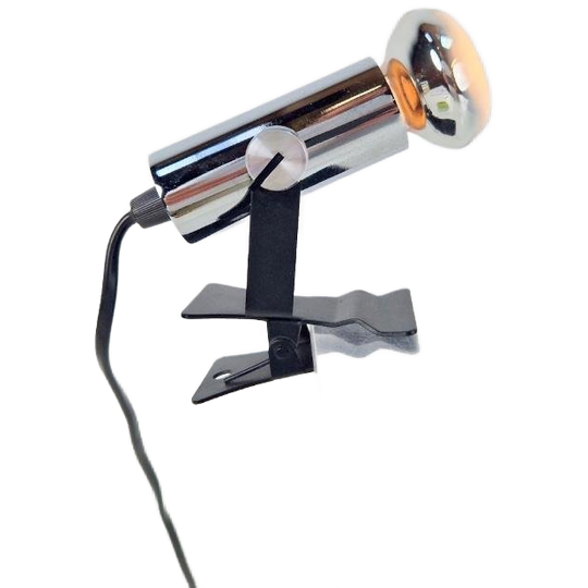 Vintage Design Tube Klemspot Spot Chrome Lamp Verstelbaar 1