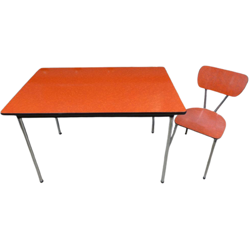 Mooie Rode Retro Vintage Tafel