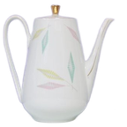 Witte Theepot Pastel Bloemen thumbnail 1