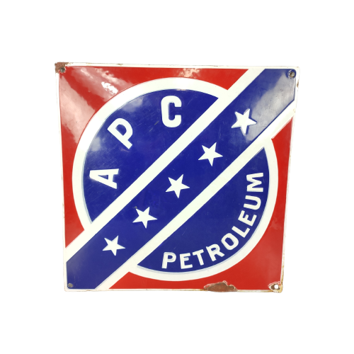 Emaille Bord Apc Petroleum