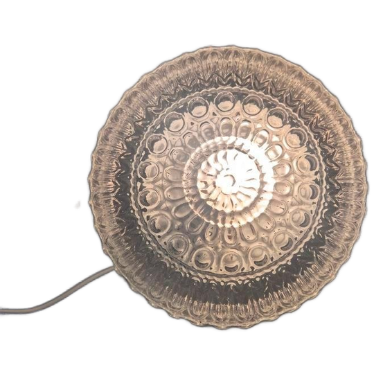 Vintage Plafondlamp Plafonniere Glas 1