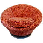Vintage Draaifauteuil Schommelstoel Bretz Draaistoel Design thumbnail 1