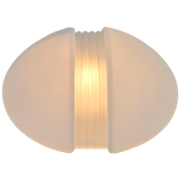 Vintage Micron Plafondlamp Melk Glas Italy Design ‘80