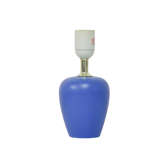 Blauw Tafellampje Goudkleurig Tussenstukje 1