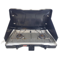 Coleman Triton 2-pits Gas Camping Fornuis Draagbare Metaal