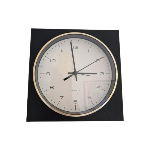 Strakke Retro Klok Quartz Clock Wandklok
