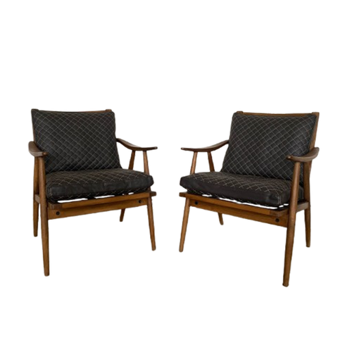 2 X Vintage Fauteuil Ton Model 6971