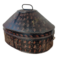 Royal Navy Antieke Toleware Hoedendoos