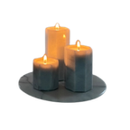 Set Of Vintage Marble Candle Holders thumbnail 1