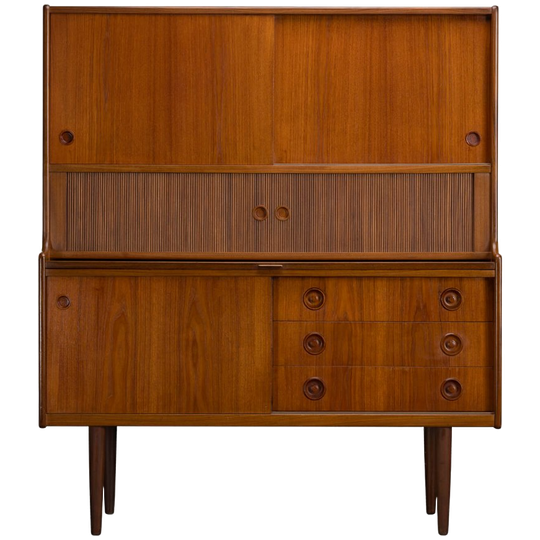 Hoge Teak Kast By Johannes Andersen, 1960s 1