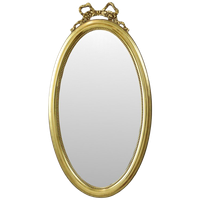 Klassieke Ovale Gouden Spiegel Lint Decoratie Frankrijk 58Cm